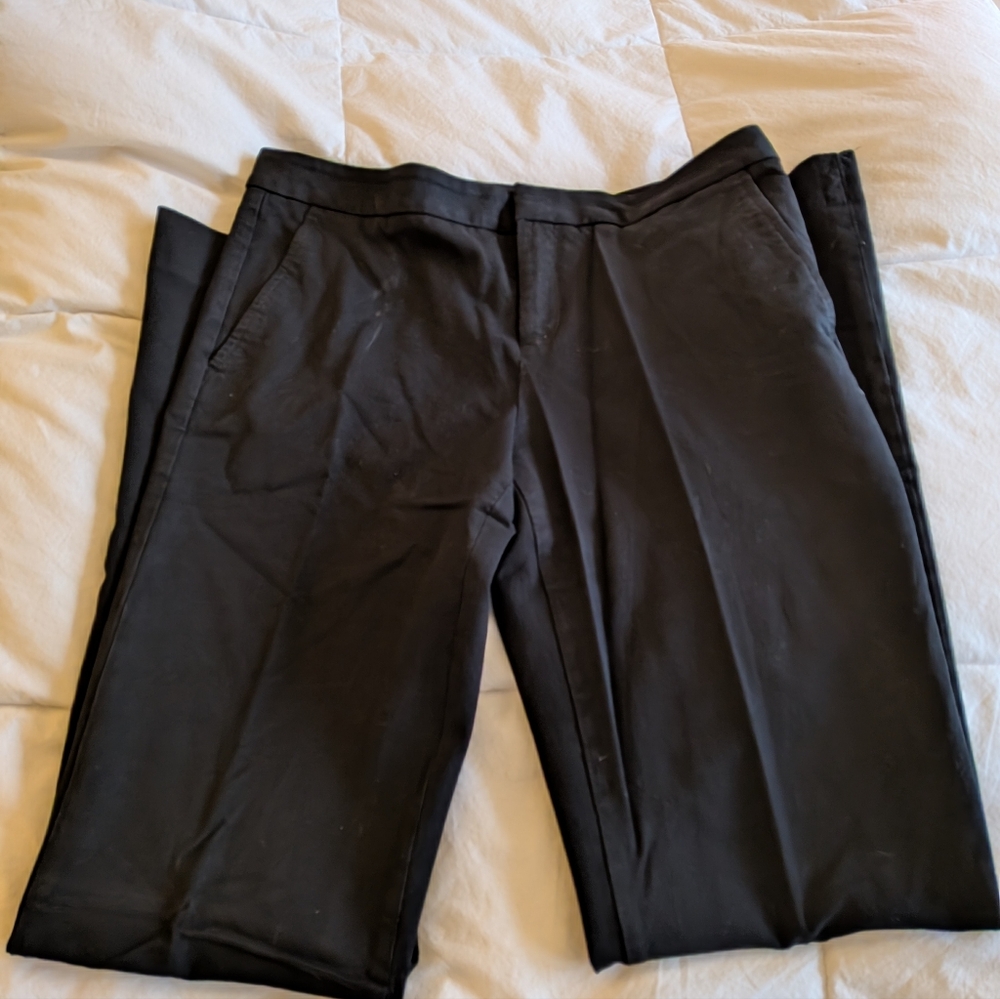 Woman's Banana Republic Black Dress Pants Size 8L